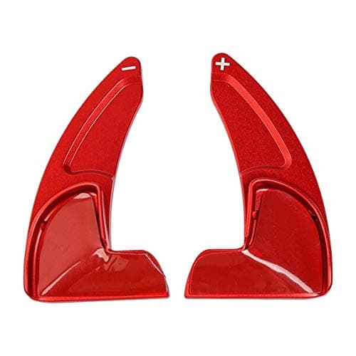 Interior Mouldings For Dodge Challenger 2015+ Car Interior Steering Wheel Shift Paddles Accessories For Dodge Challenger (Red)