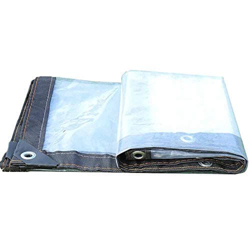 DENGDAI Transparent plastic waterproof cloth for windproof and cold vegetable greenhouse roof covering animal and plant insulation,3X4m