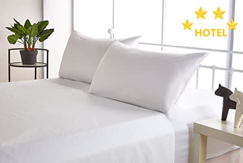 Queen Sheets, King Pillowcases, 18 Inch Deep Pocket, 100% Long staple Purified Cotton, Oeko-Tex Certification, 4-Star Hotel Quality, Still Decent Sheets After 101 Washes, White, 4-Piece,cladpigeon