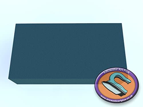 2 x Blue Green(08) wax Block (Approx. size 11 X 24 X 42 mm each block)