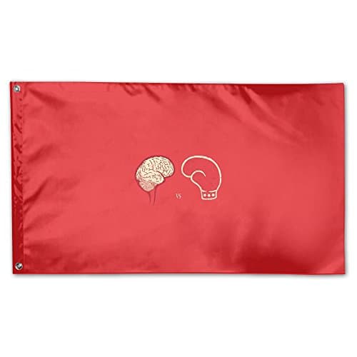 YUANSHAN Home Garden Flag Brain VS Boxing Gloves Polyester Flag Indoor/Outdoor Wall Banners Decorative Flag Garden Flag 3' X 5'