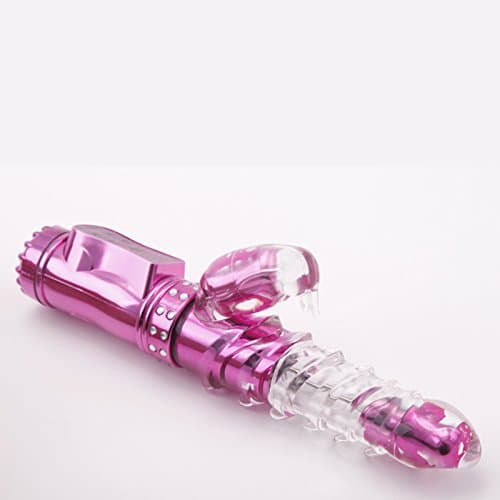 Strist(TM) NEW Rabbit g sp o-t Vi-br a-tors for women rotating trusting Vi-br a-tor Vi bra ti-ng se -x machine clit stimulator electric shock se -x toys[ Pink ]