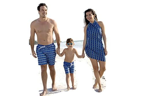 Father &amp; Son Matching Shorts (1-3, BLUE)