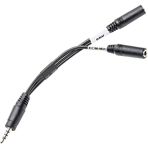 AZDEN HX-Mi i-Coustics HX-Mi TRRS Microphone/Headphone Interface Cable for Smartphones &amp; Tablets