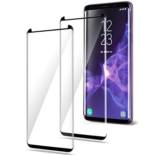 For Samsung Galaxy S9 PLUS S9+ Tempered Glass Screen Protector Case Friendly Film, Moresky 3D Curved Edge HD Clear Anti-Scratch Anti-Bubble Guard (2 pcs)