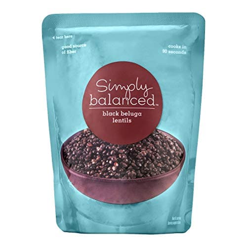 Simply Balanced Black Beluga Lentils Micro Pouch 8 oz