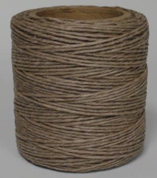 Maine Thread050" Mocha Waxed Polycord. 210 feet Each. Includes 2 spools.