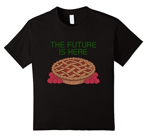 Kids Raspberry Pi - The Future Is Here T-Shirt 6 Black