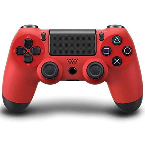 CAPTIANKN PS4 Controller for Wired Gamepads for Sony Playstation 4, Compatible with Windows PC and Android Operating Systems,Red