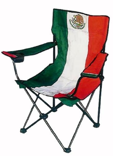 VMI Folding Chair with Mexican Flag Print