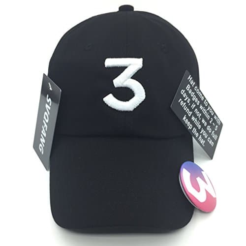 Chance The Rapper 3 Hat Dad Cap Baseball Snapback Number 3 Adjustable
