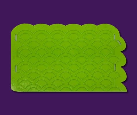 Scalloped Lattice Silicone Onlay By Marvelous Moulds