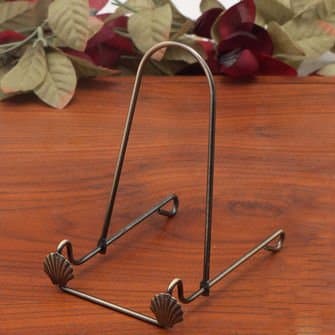 Small Brass Adjustable Display Stand 6"