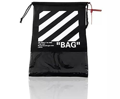Off White Diagonal Spray Sneaker Drawstring Bag | Storage for Shoes | Virgil Abloh C/O White | SNKR Bag