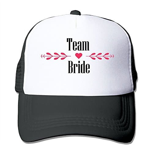 Team Bride Groom Unisex Mesh Hat Baseball Caps Style Grid Hat Adjustable Trucker Cap