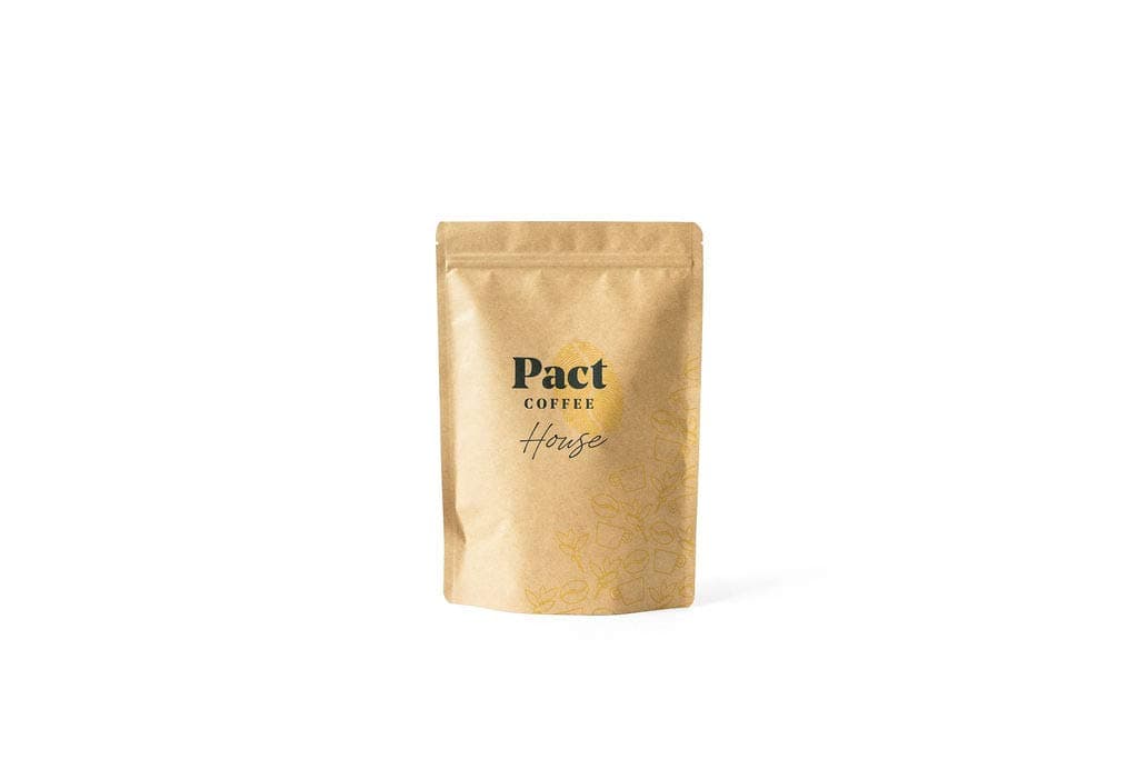 Pact CoffeeMedium/Fine Ground Filter Coffee - House Blend Dark Roast (500g) – Ethically Sourced Award Winning Coffee Beans