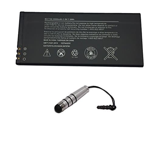 Good Quality Lithium Ion Battery 3.8V 7.6Wh 2000mAh BV-T3G BVT3G For Nokia / Microsoft Lumia 650 with Mini Stylus Included - USA Seller