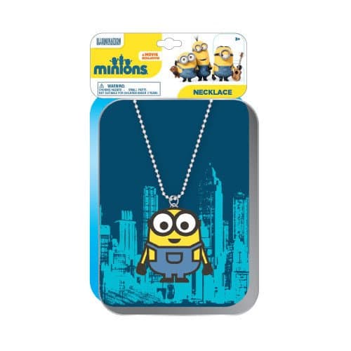 Disney Despicable Me Minions Printed Tin Case with Rubber Charm Bracelet