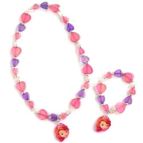 Disney Junior Sofia the First Necklace and Bracelet Set
