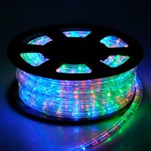 Christmas Xmas New Year Lighting LED Rope Light 50ft Multi-Color w/ Connector