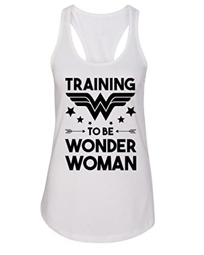 RBCC Women’s Next Level Ideal Racerback Tank Top “Training to be Wonder Woman”