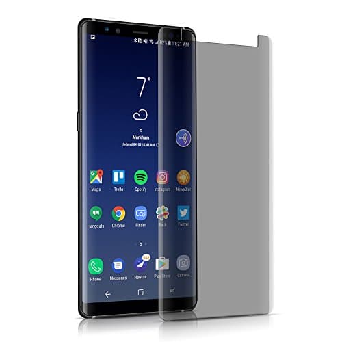 Samsung Galaxy Note 8 Privacy Screen Protector Tempered Glass,VIEE 3D Full Coverage HD Anti Spy Private Glass Screen Protector Replacement For Samsung Galaxy Note 8,Bubble Free (Note 8 Transparent)
