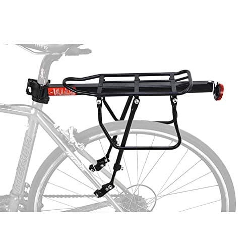 Bike Pannier Rack Mountain Bike Quick Release Diagonal Support Solid Steel Aluminum Alloy Rack Universal Shelf Bicycle Rear Rack