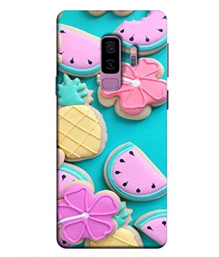 Printfidaa Samsung S9 Plus Case Premium Printed Back Cover Colourful Cream Candies Multi Color Printed Back Case