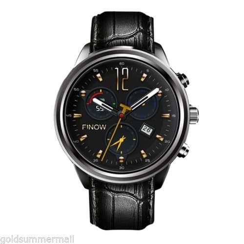 Finow Smart Watch X5 Air Wearable Devices Android OS 2GB RAM 16G ROM Heart Rate Monitor Pedometer WiFi 3G Bluetooth Watch Phone (Silver)