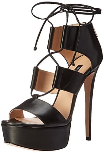 Ruthie Davis Women's Brooke Platform Sandal, Black, 9 M US