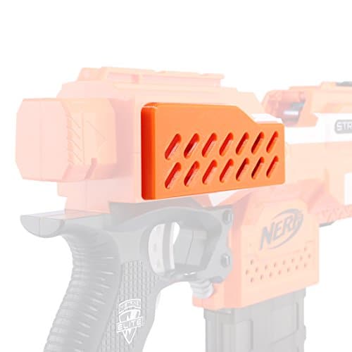 Worker F10555 3D Printed Extended Battery Cover for nerf n-strike elite stryfe - Orange