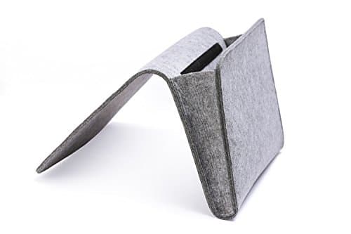 Bed Storage Caddy Organizer for Bedroom, College Dorm Room, Bunk Beds, Sofa - Under Mattress Holder Bag 13.7 x 10.2 Inches Extra Protection Included