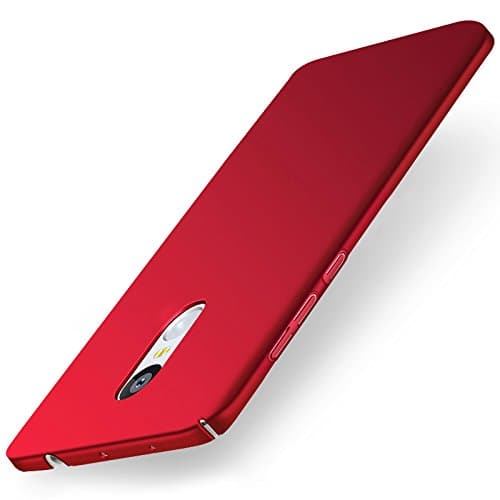 ZasPen(TM) Hard PC for Xiaomi Mi5 5s Plus A1 Mi6 Plus Redmi 3 3s 4 4A 5A Pro Global Note 3 4X Prime Full Cover Plastic Phone Cases [Red Mi 6]