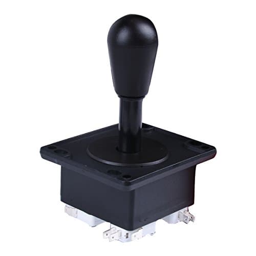 Black Happ Ultimate Joystick 8 Way with Switches
