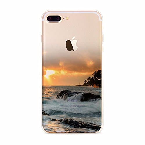 iPhone 6 Case,SAWAMART Beautiful Scenery Soft TPU bumper Clear with PC Back shockproof Ultra Thin Cover Case for iPhone 6/6s(river)
