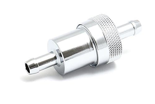 'High Flow Fuel Filter 5/16 Chrome
