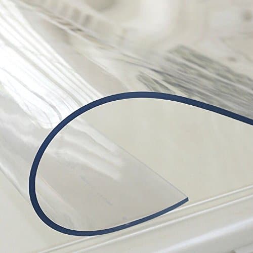 LovePads Multi Size 2mm Thick Custom Clear PVC Table Cover Protector | Desk Mat 30" x 60"