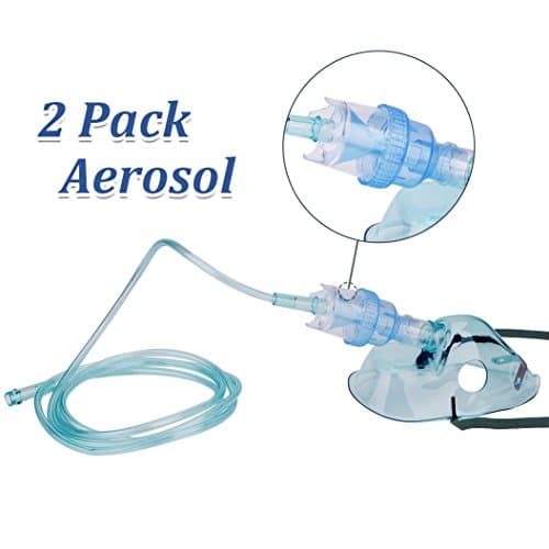 Healva Atomizer Mask with Long Tubing-Pack of 2