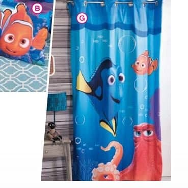 Disney Pixar Finding Dory 63” x 87” Curtain