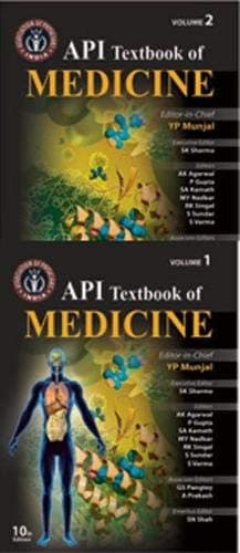 API Textbook of Medicine (2 Volume) with CD-ROM: 1-2 Hardcover – 1 January 2015