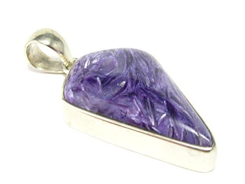 Charoite Pendant From Russia - 1.8"
