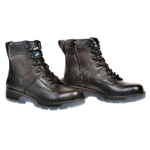 Black 6inch Lace Up Side Zipper Composite Toe Boot, Size 10-2pack