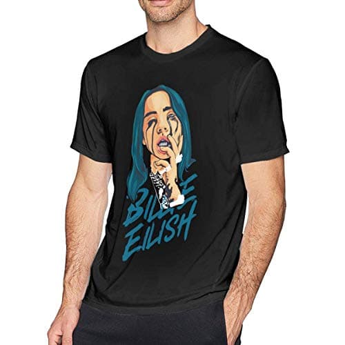 ALLK Mens Cool Billie Eilish Tee Black