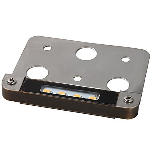 Illumicare LL10386 Cliff Mini 3" Brass LED Coping Light