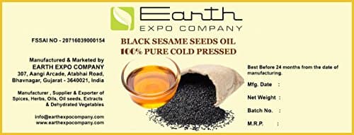 BLACK SESAME SEED OIL - 100G - 3.38 OZ