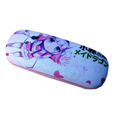 Cute Cartoon Anime Eyeglasses Case Dolphin Hard Shell Glasses Case with Miss Kobayashi's Dragon Maid