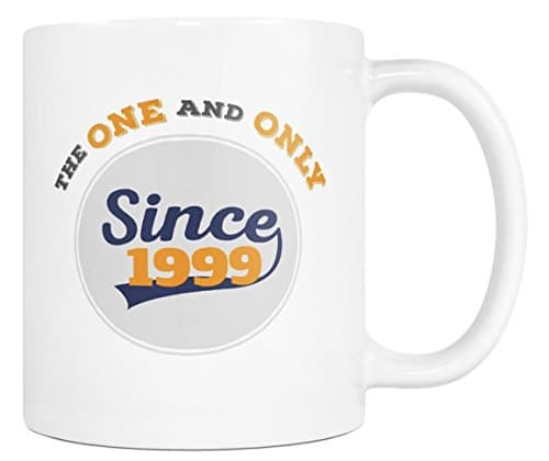 19th Birthday Gift For Men - The One And Only Since 1999 - 19th Birthday Coffee Mug - 11oz Tea cup - Great Gift For Son, Brother, Boyfriend, Sports Fan