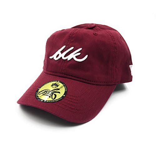 Gold Supreme B L K Simple Dad Hat (Burgundy)