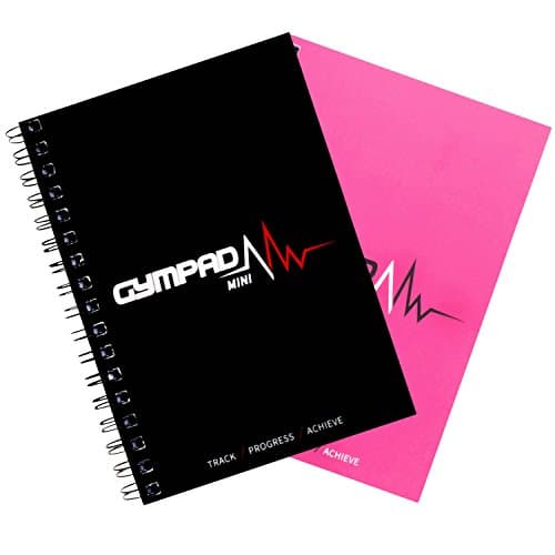 GymPad Mini Workout Journal - The Small Stylish Way To Track Your Workouts (Black & Pink Mini (2 Pack)) ASIN: B01NCE494W