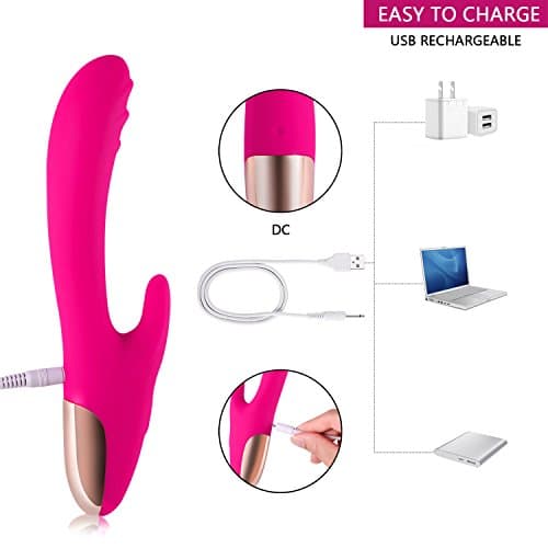 Handheld Cordless Massager for Body -30 Powerful Speed Mode- 100% Waterproof,USB Rechargable